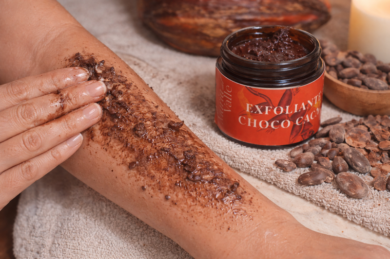 Exfoliante de chocolate
