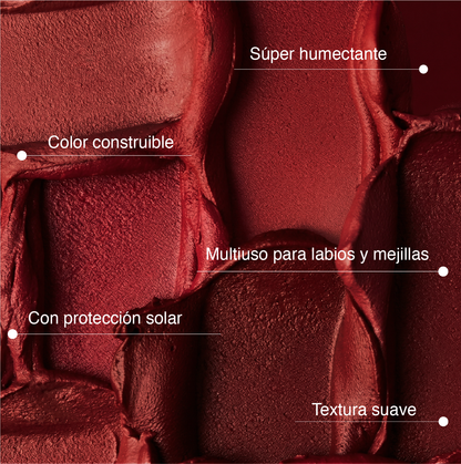 Labial con color
